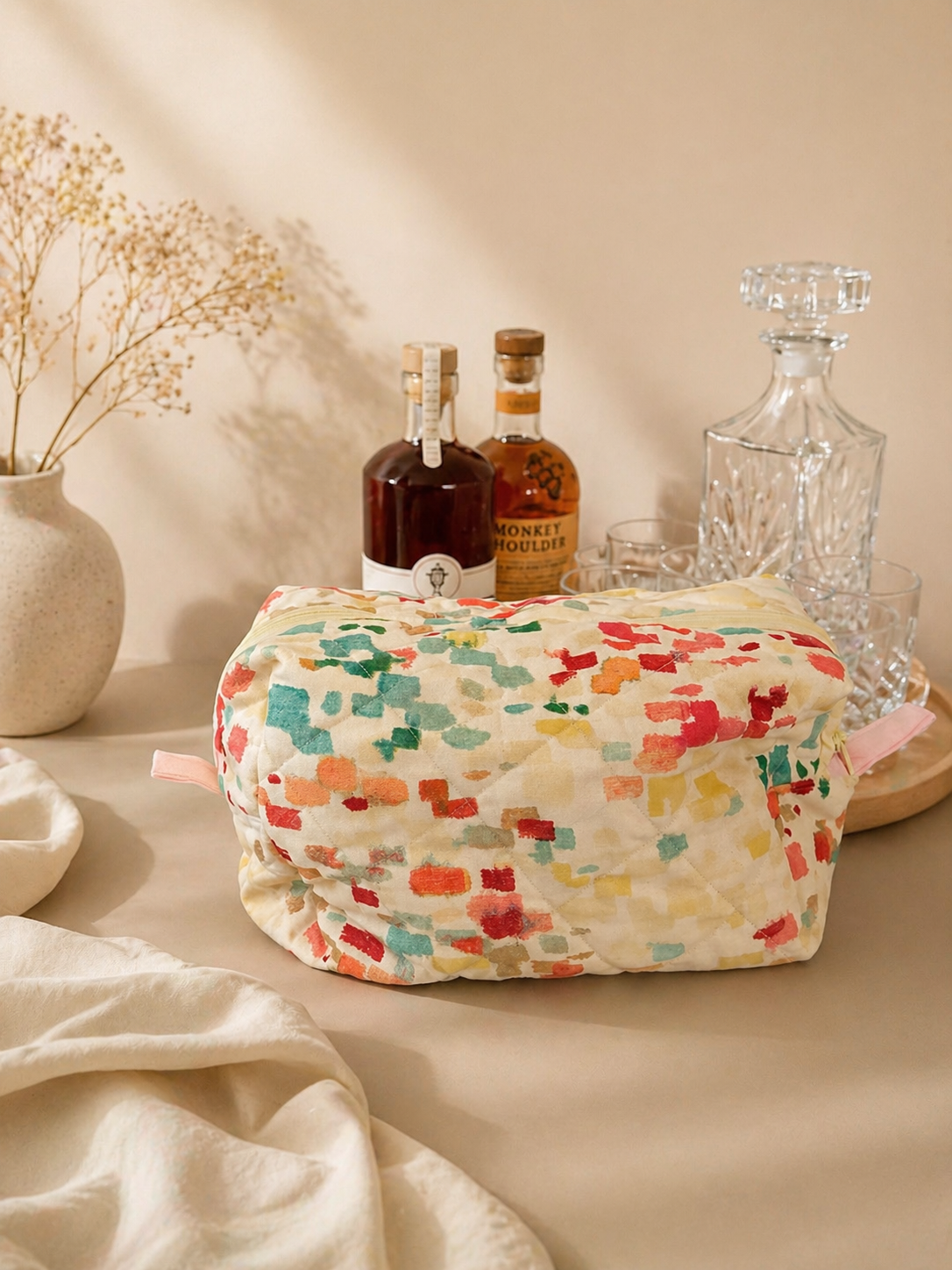 Makeup bag - Watercolour Bloom
